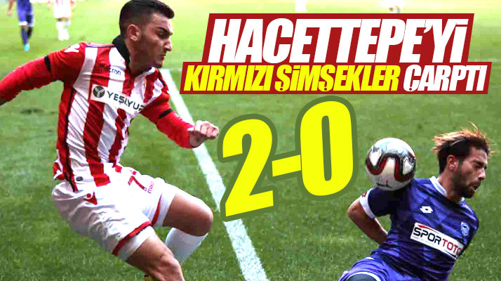 Yılport Samsunspor kendi sahasında karşılaştığı Hacettepe'yi 2-0 yendi