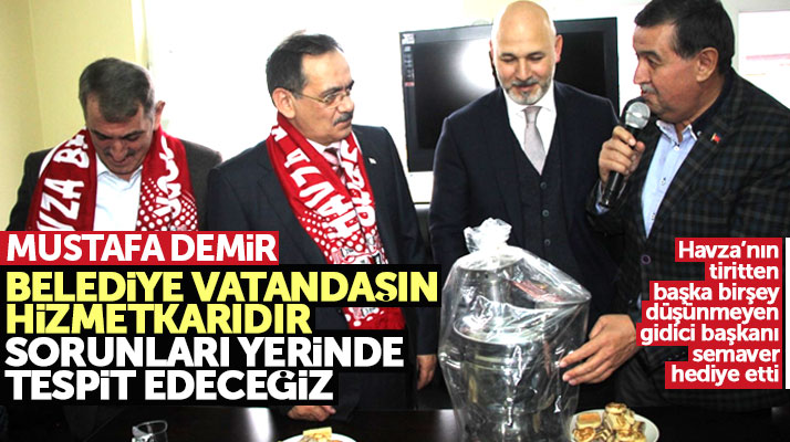 AK Parti Samsun Büyükşehir adayı Mustafa Demir: Belediyeler vatandaşın hizmetkarıdır