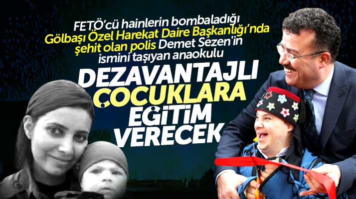 Samsun'da şehit Demet Sezen Kreşi artık dezavantajlı çocuklara eğitim verecek