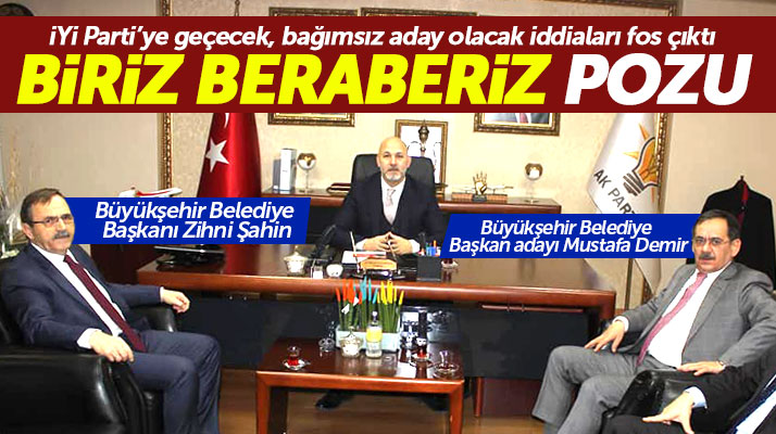 Samsun'da Zihni Şahin ile Mustafa Demir bir araya geldi, seçim değerlendirmesi yaptı