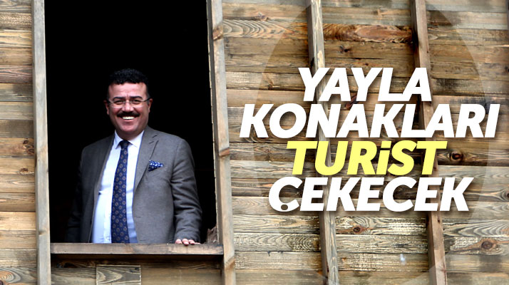 Samsun'un Atakum ilçesinde yapılan Yayla Konakları turist çekecek