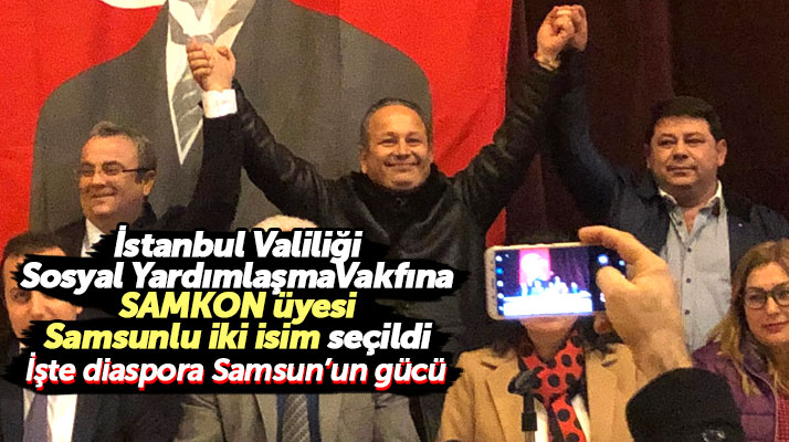 SAMKON üyesi Mete Koca ve Metin Şenel mütevelli heyete seçildi