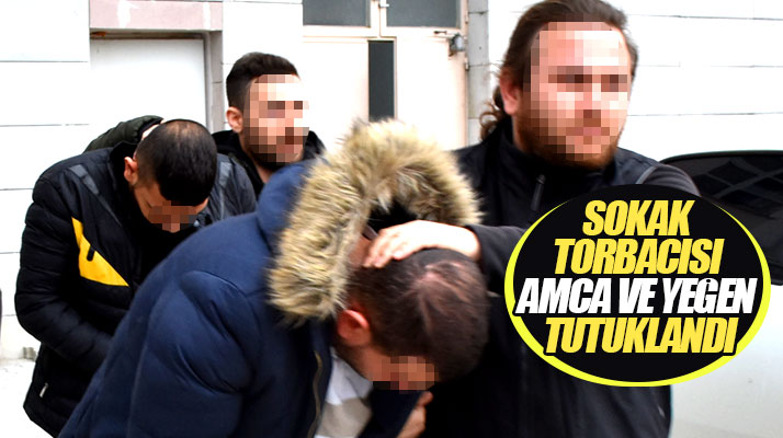 Samsun'da sokakta uyuşturucu satan amca ve yeğeni tutuklandı