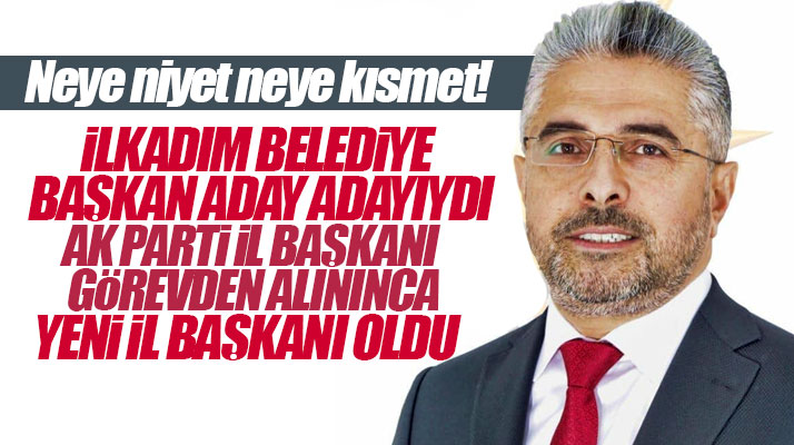 AK Parti Samsun İl Başkanlığına Hakan Karaduman'ın yerine Ersan Aksu getirildi