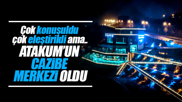 Samsun'un Atakum ilçesinde yapılan Seyir Terası cazibe merkezi oldu