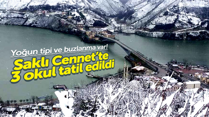 Samsun Ayvacık'ta yoğun tipi ve buzlanma nedeniyle bugün bazı okullar tatil edildi