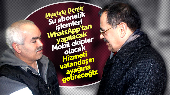 Samsun Büyükşehir adayı Mustafa Demir: Hizmeti Samsun halkının ayağına götüreceğiz