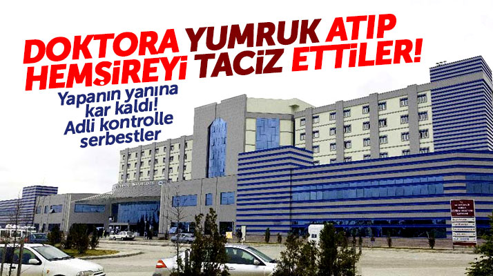 Samsun'da doktora yumruk atıp hemşireyi taciz eden iki kişi serbest bırakıldı