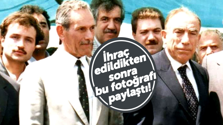 Erhan Usta ihraç kararının ardından Alparslan Türkeş ile olan fotoğrafını paylaştı