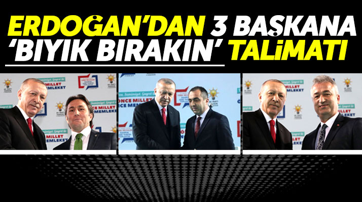 Cumhurbaşkanı Erdoğan'dan Samsun'da 3 belediye başkanına bıyık bırakma talimatı