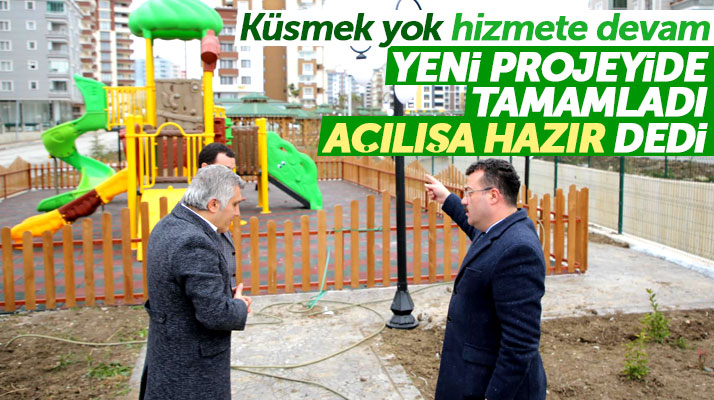 Atakum Belediye Başkanı İshak Taşçı hizmete dur durak bilmeden devam ediyor