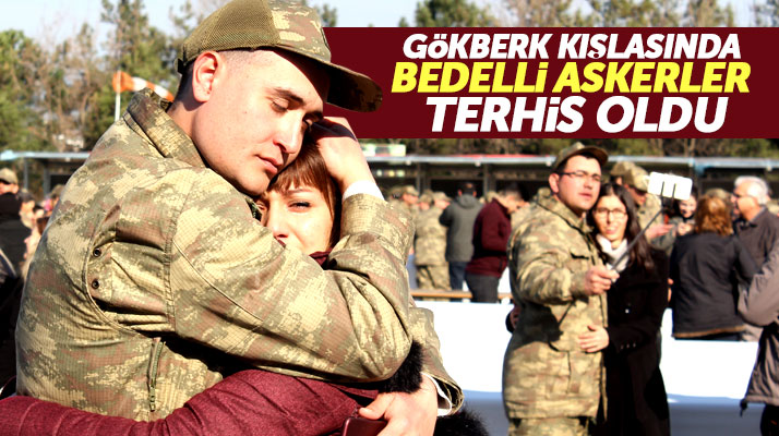 Samsun'da bedelli askerlik yapan 929 er terhis oldu