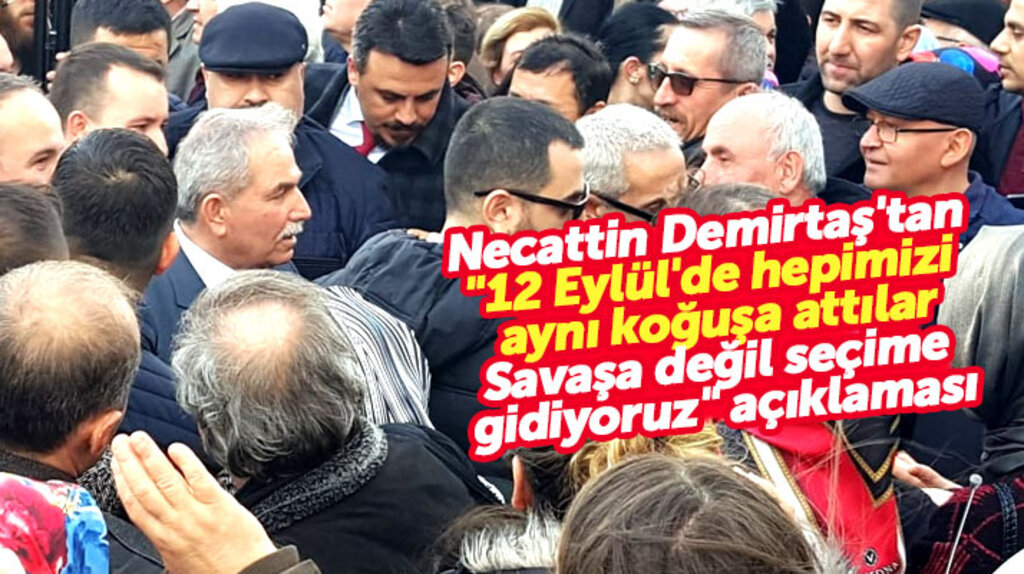 İYİ Parti İlkadım Belediye Başkan adayı Demirtaş'tan 'Savaşa değil seçime gidiyoruz' uyarısı