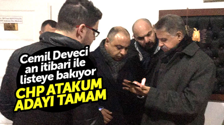 Samsun'da CHP'nin Atakum Belediye Başkan adayı Cemil Deveci oldu
