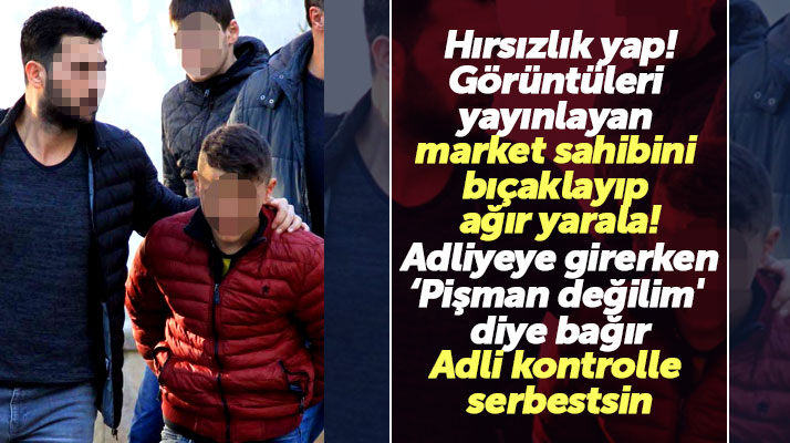Samsun'da marketçiyi bıçaklayıp ağır yaralayanlar adli kontrolle serbest bırakıldı