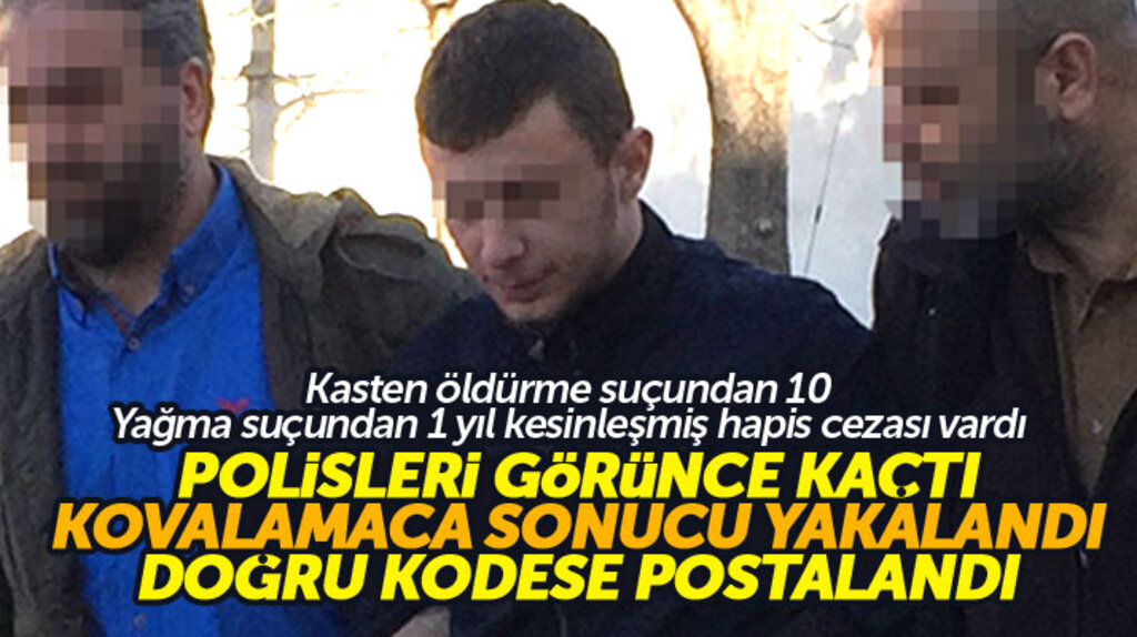 Samsun'da kasten öldürme ve yağma suçlarından 11 yıl hapis cezası olan kişi tutuklandı