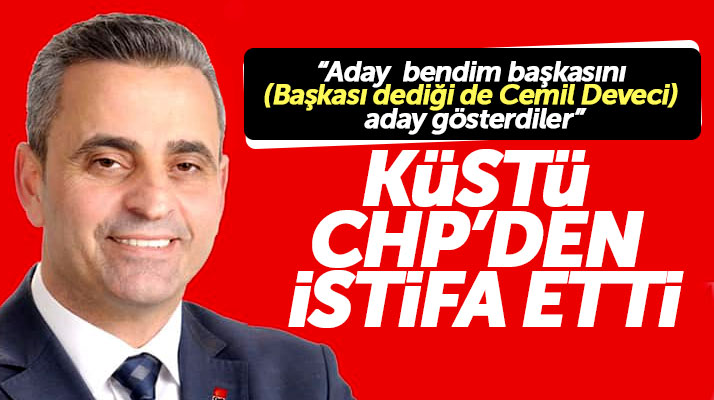 Samsun'da Atakum aday adayı olan Bayram Çelik aday olamayınca CHP'den istifa etti