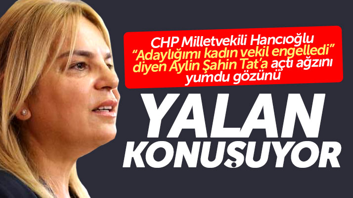 CHP Samsun Milletvekili Neslihan Hancıoğlu Aylin Şahin Tat'a sert karşılık verdi
