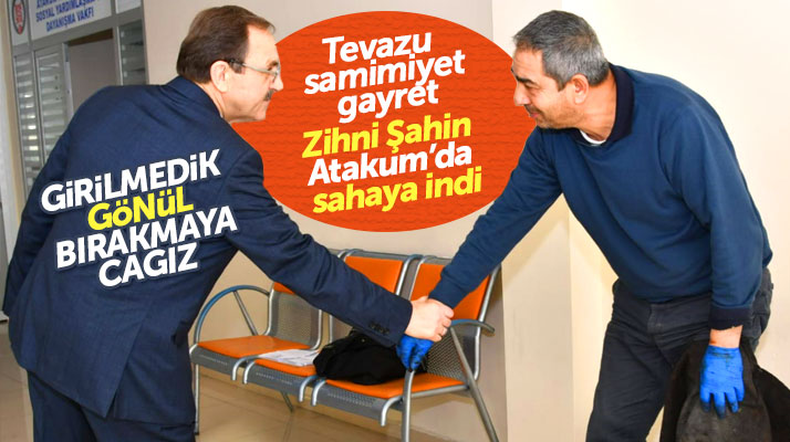 Samsun'da Zihni Şahin sahaya indi! Atakum'da girilmedik gönül bırakmayacağız