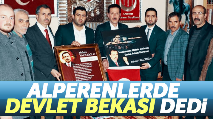 Samsun'da Cumhur İttifakının İlkadım adayı Erdoğan Tok Alperen Ocaklarını ziyaret etti