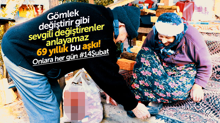 Samsun'da birbirine 69 yıldır aşık olan Yunus-Nadire Aygün çiftinin hikayesi..