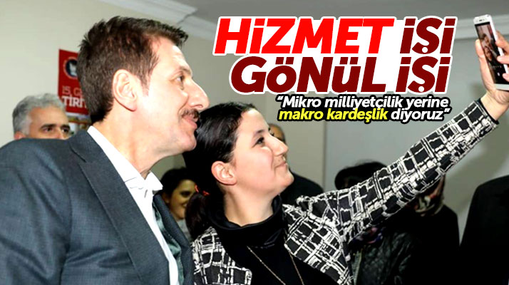 Samsun'da Cumhur İttifakı İlkadım adayı Erdoğan Tok: Hizmet işi gönül işi