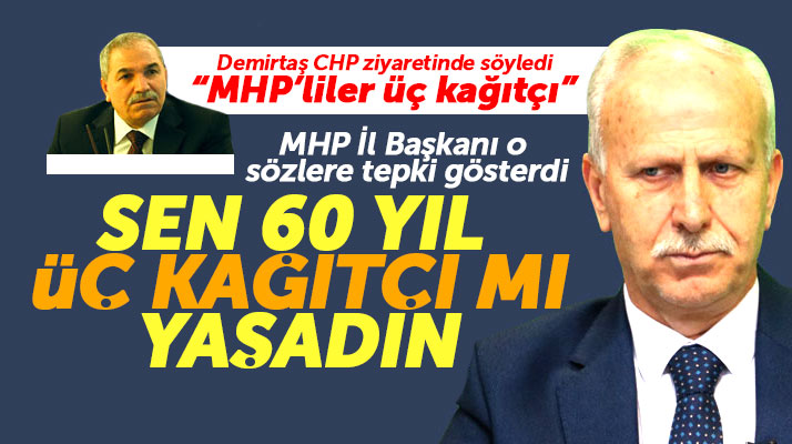 MHP Samsun İl Başkanı Karapıçak 'MHP'liler üç kağıtçı' diyen Demirtaş'a tepki gösterdi