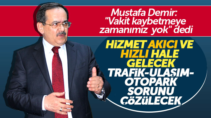 Samsun Büyükşehir adayı Mustafa Demir: Otopark, trafik ve ulaşım sorununu çözeceğiz