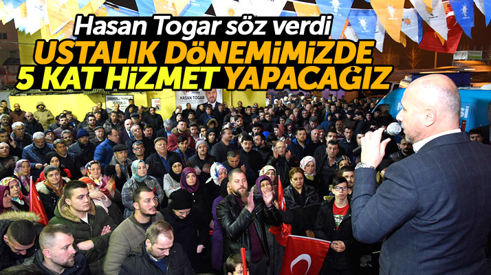 Hasan Togar Tekkeköy halkına seçim sonrası 5 kat hizmet sözü verdi