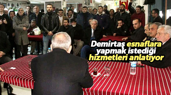 Samsun'da İYİ Parti adayı Necattin Demirtaş yapmak istediği hizmetleri anlatıyor