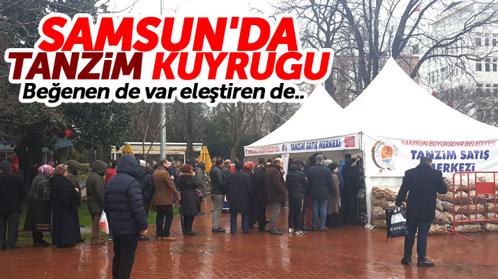 Samsun'da ucuz sebze ve meyve satışı yapacak olan tanzim satış merkezleri hizmete girdi