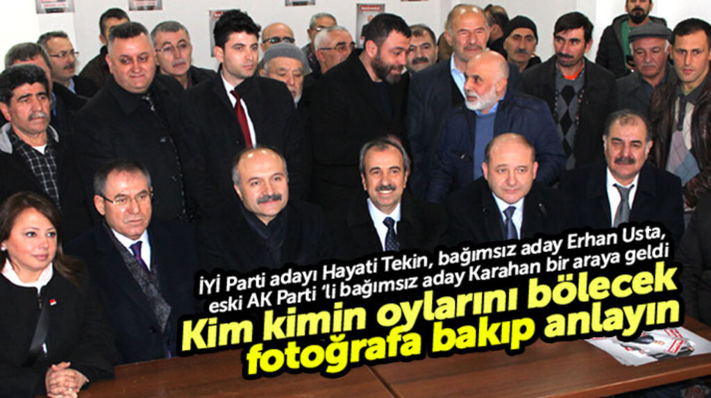 İYİ Parti Samsun adayı Tekin, bağımsız aday Usta'nın seçim koordinasyon merkezini ziyaret etti