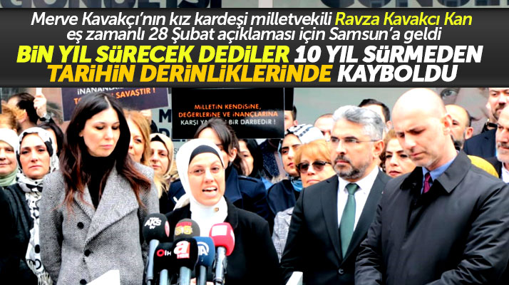 Samsun'da AK Parti'den 28 Şubat'ın 22'inci yıl dönümü açıklaması
