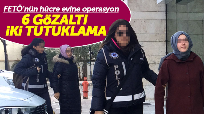 Samsun Atakum'da FETÖ'nün gaybubet evlerinde yakalanan 6 kişiden 2'si tutuklandı