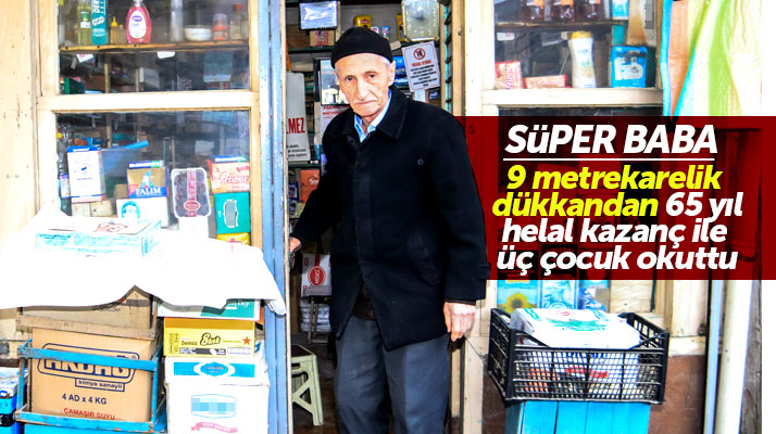 Samsun Vezirköprü'de 9 metrekarelik dükkandan sağladığı kazanç ile 3 çocuğunu okuttu