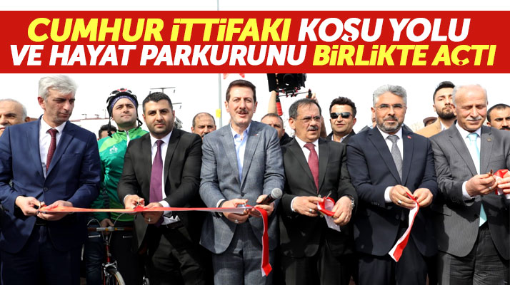 Samsun'da Cumhur İttifakı Derebahçe Koşu Yolu ve Hayat Parkuru'nun açılışını yaptı