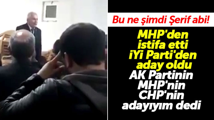 Samsun'da İYİ Parti Kavak adayı Şerif Ün dört partinin adayı olduğunu söyledi