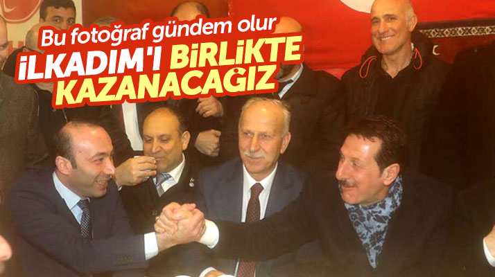 Samsun'da Cumhur İttifakından İlkadım'ı birlikte kazanacağız pozu