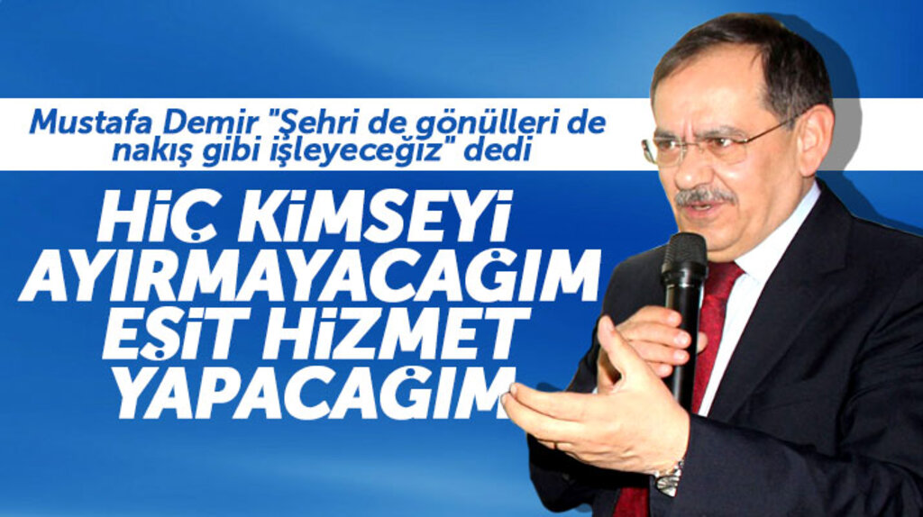 Cumhur İttifakı Samsun adayı Mustafa Demir: Samsun'u da gönülleri de nakış gibi işleyeceğiz