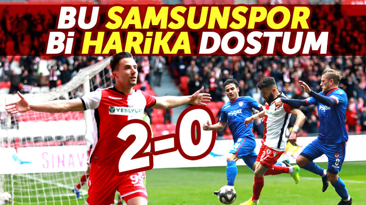 Yılport Samsunspor Niğde Anadolu FK'yı 2-0 yendi