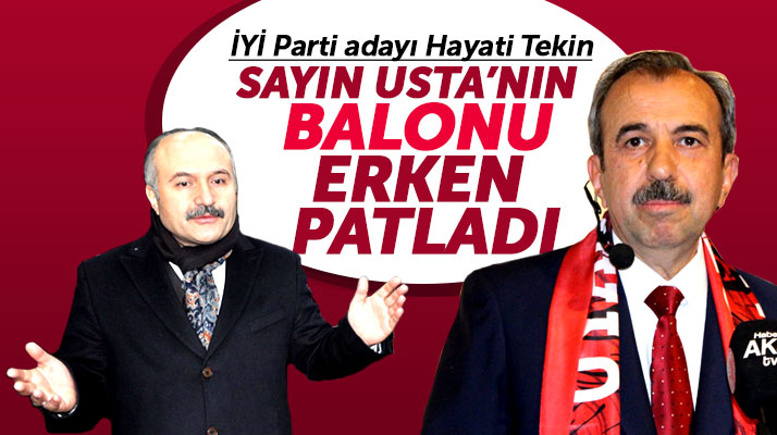 İYİ Parti Samsun Büyükşehir adayı Hayati Tekin: Erhan Usta'nın balonu erken patladı