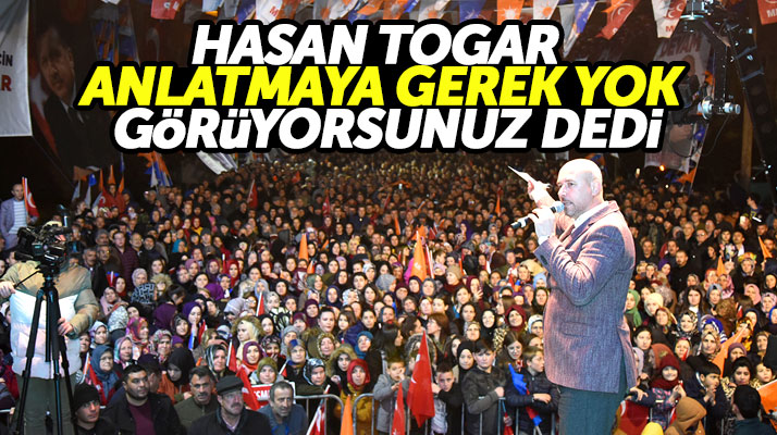 Cumhur İttifakı Samsun Tekkeköy'e bağlı Kutlukent mahallesinde gövde gösterisi yaptı