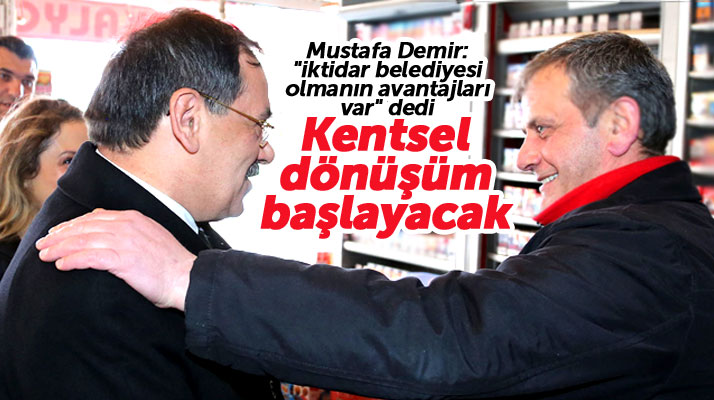 Samsun Büyükyehir adayı Mustafa Demir: Kentsel dönüşüm hamlesi başlayacak