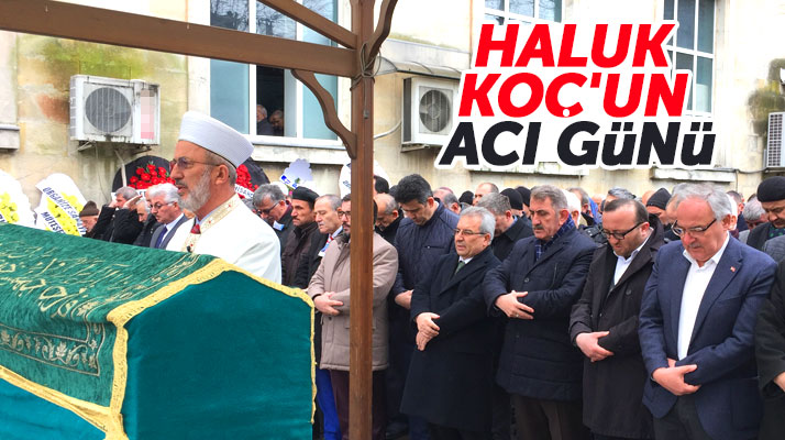 Haluk Koç kuzeni Mehmet Akif Semizoğlu'nu son yolculuğuna uğurladı