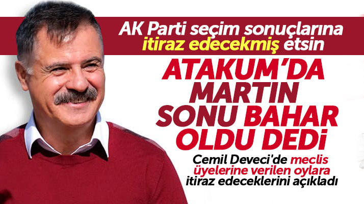 Samsun'da 31 Mart yerel seçimini kazanan Cemil Deveci: Atakum'da Martın sonu bahar oldu