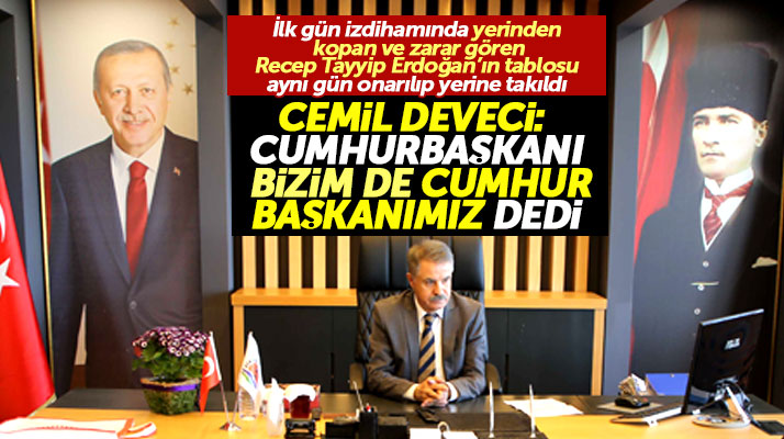 Atakum Belediye Başkanı Cemil Deveci: Cumhurbaşkanı bizim de Cumhurbaşkanımız