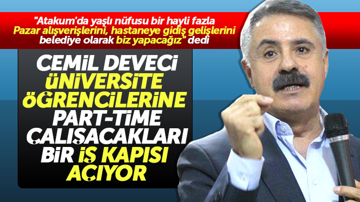 Samsun'da Atakum Belediye Başkanı Cemil Deveci'den yaşlılar ve gençler için güzel proje