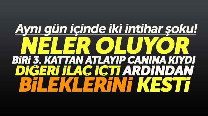 Samsun'un Bafra ilçesinde aynı gün içinde iki intihar olayı yaşandı