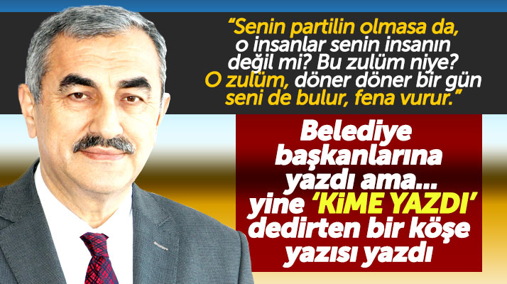 Ali Yılmaz Ergen herkesin başkanıyım deyip işçi çıkartan belediye başkanlarını yazdı