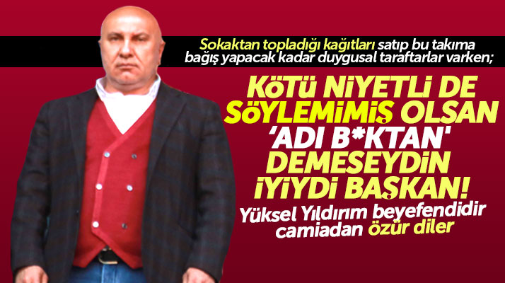 Yüksel Yıldırım'ın Samsunspor'un zor günlerini anlatırken söylediği o söz tepki çekti